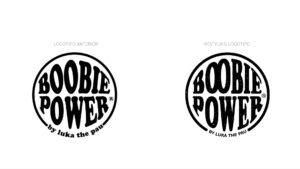 antes y despues rediseño logotipo boobie power