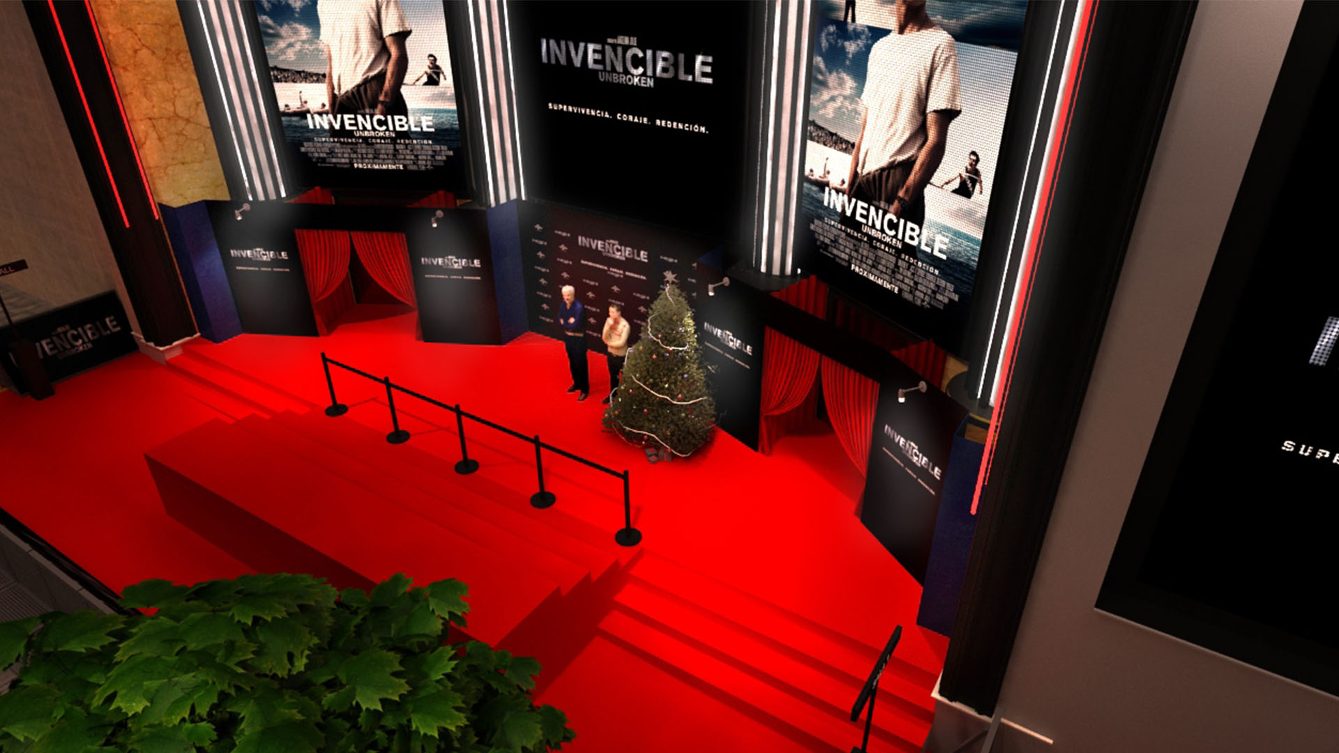 Presentación 3D Premiere en Capitol de la película Invencible.